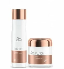 Grosses Soldes 🔔 Duo Shampooing Et Masque Fusion Wella ❤️ | Soin Capillaire Professionnel