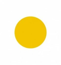 De gros 🌟 Fard à Paupières (diam. 30mm) Jaune Parisax 🤩