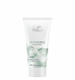 Masque Nutricurls Wella 30 ml - Soin intense pour boucles nourries et définies