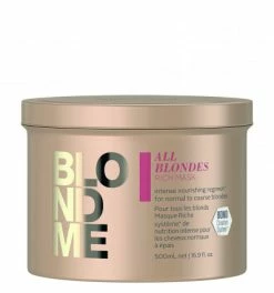 Acheter ✨ Masque Riche All Blondes BlondMe Schwarzkopf 🔔 -Schwarzkopf Shop masque riche all blondes blondme schwarzkopf 2