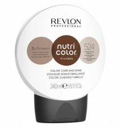 Grosses soldes ⭐ Nutri Color 524 Châtain Perlé Cuivré Revlon 240ml ✔️